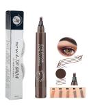 Buy Waterproof Microblading Eyebrow Pencil - Dark Brown (02#) | Precision Micro-Fork Tip for Flawless Brows | International Shipping Available - Buy Online on GoSupps.com