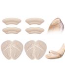 Metatarsal Pads for Women - Heel Inserts to Reduce Foot Pain & Prevent Sliding - Comfortable Shoe Inserts (Pale Apricot - Buy Online on GoSupps.com
