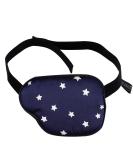 eZAKKA Adjustable Eye Patch for Amblyopia - Medical Eye Patch for Left Eye Navy with White Star - Buy Online on GoSupps.com