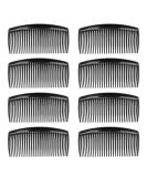 24 Pieces Black Insert Comb Hair Accessories - 29 Teeth Plastic Hair Combs for Women & Girls - Buy Online on GoSupps.com