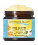 Buy Botanical Beauty Monoi Oil Butter - Pure Tahitian Jasmine | 16 Fl. Oz. for Face Skin Body Hair & Nails - Natural & Unrefined - Buy Online on GoSupps.com