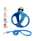 Suredoo Dog Harness for Small Dogs - Reflective & Breathable with Leash | XS Blue Checked | Perfect for Puppies & Medium Dogs - Buy Online on GoSupps.com