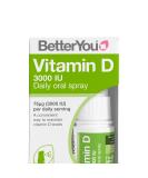 BetterYou Vitamin D3 Spray Liquid Immune Support Supplement 3000 IU Strength per Single Spray 0.507 Fl Ounce (100 Sprays) Peppermint Flavour - Buy Online on GoSupps.com