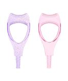 Shop WLLHYF 2 Pack Mascara Shield Guard - 3 in 1 Eyelash Applicator Tool | Perfect Makeup Separator & Protector for Women & Girls (Pink & Purple - Buy Online on GoSupps.com