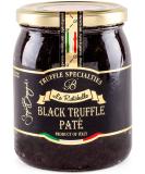 La Rustichella Black Truffle Pate Large 500g - Vegan, Gluten-Free, Cholesterol-Free - 17.64 OZ - Buy Online on GoSupps.com