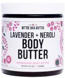 Organic Lavender Neroli Whipped Body Butter - 8 oz | Moisturizing Shea Butter for Dry Skin | Paraben-Free, Non-Greasy Formula for Women - Buy Online on GoSupps.com