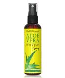 Seven Minerals Organic Aloe Vera Spray Travel Size - 100% Pure Aloe No Xanthan Rapid Absorption (2 fl oz) - Ideal for Skin Care - Buy Online on GoSupps.com