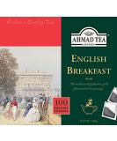 Ahmad Tea English Breakfast - 100 Bags Black Tea (Assam & Ceylon) - Best English Tea for Breakfast - Buy Online on GoSupps.com