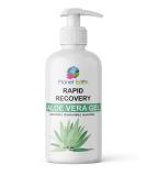 Rapid Recovery Aloe Vera Gel 4 oz with CICA, Chamomile, Cucumber, Monoi & Rosehip Oil - Soothes Sunburn, Irritated, Dry, Itchy Skin | Non-Sticky, Hydrating, Paraben-Free | Natural Preservative - Buy Online on GoSupps.com