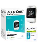 Accu-Chek Instant Monitoring System MMOL/L + Accu Chek Instant Test Strips 60 Pack | Blood Glucose Meter Diabetes | Value Bundle - Buy Online on GoSupps.com
