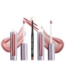 Runway Rogue LuxGloss Kit: Strike a Pose, Fashion Week + Work it Babe - Moisturizing Lip Gloss Tubes & Lip Liner Pencil - 3 Fl Oz - Buy Online on GoSupps.com