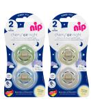 NIP Cherry round teat pacifier NIGHT size 2 from 6+ months Black night & Milky White glows in the dark - Buy Online on GoSupps.com