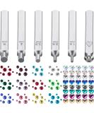 DIY Metal Stamping Kit with 2600 Multi Colored Rhinestones - Jewelry Design Stamps for DIY Crafts - 6 Sizes - Buy Online on GoSupps.com