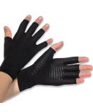 Donfri Copper Infused Compression Arthritis Gloves - Fingerless Pain Relief for Carpal Tunnel Rheumatoid TN Tendonitis - Medium Size for Men & Women - Buy Online on GoSupps.com