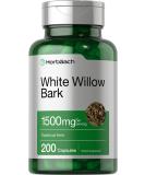 White Willow Bark Capsules | 1500mg | 200 Pills | Max Strength | Non-GMO, Gluten Free Herb Extract | by Horbaach - Buy Online on GoSupps.com