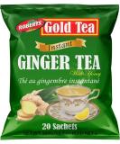 Roberts Gold Tea Instant Ginger Tea with Honey 360g (20 Sachets) - 1 Pack - Buy Online on GoSupps.com