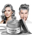 Silver Gray Temporary Hair Color Wax | Instant Hairstyle Cream Dye for Men Women & Youth | Perfect for Party Cosplay & Halloween - 4.23 oz - Buy Online on GoSupps.com