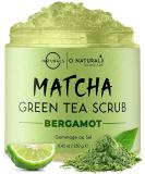 O Naturals Men's Exfoliating Matcha & Bergamot Scrub - Anti-Aging Skin Care for Face, Body & Feet - Pore Minimizer, Blackhead & Acne Treatment - 250g Pack - Buy Online on GoSupps.com