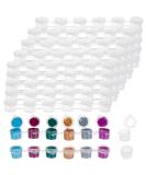 PandaHall 25 Strips Empty Paint Pots - 150 Pots 3ml Mini Storage Containers for Arts & Crafts - Ideal for Classrooms, Schools, Summer Camps & Festivals - Buy Online on GoSupps.com