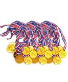 KISEER 40 Pieces Plastic Gold Winner Award Medals Bulk for Sports, Games Competitions, Party Favors and Decorations - Buy Online on GoSupps.com