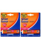 Banana Boat Sport SPF 50 Lip Balm 2-Pack, 0.15oz - Sunscreen Protection - Buy Online on GoSupps.com