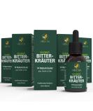 Vitaciv Bitter Herbs Drops - Alcohol-Free Vegan Sugar-Free | Hildegard von Bingen Formula with Choline & Zinc - 250ml (5-Pack) - Exquisite Herbal Blend - Buy Online on GoSupps.com