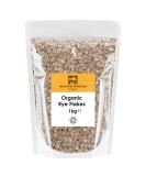 Organic Rye Flakes 1kg by Manor Springs Organic - Buy Online on GoSupps.com