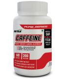 Caffeine 200mg Capsules - 60 Count | Boost Energy & Enhance Mental Focus | High-Purity Formula - Buy Online on GoSupps.com