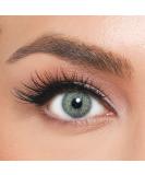 El Amore Cinderella Colored Contact Lenses - Bright Gray-Green Monthly Lenses for Dark Eyes - 6 Months Supply - Buy Online on GoSupps.com