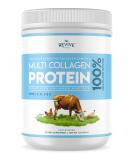 Multi Collagen Hydrolyzed Protein Powder (16oz) - Types I, II, III, V & X - Grass Fed Bovine (Peptan), Wild Caught Marine, Free Roaming Chicken & Eggshell Collagen Peptides, Non-GMO, GF. 1 Pound (Pack of 1) - Buy Online on GoSupps.com