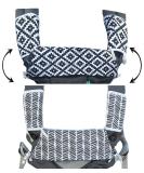 Organic Cotton Reversible Drool & Teething Pad Set | Fits All Carriers | Ideal for Infant Toddler Girls & Boys | Patent Pending - Buy Online on GoSupps.com
