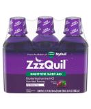 ZzzQuil Nighttime Sleep Aid 12oz - Natural Sleep Solution - Buy Online on GoSupps.com