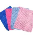 4pcs Crochet Tube Top Tutu Infant Dress Baby Girls Skirt Pettiskirt Mix-Pink Blue 6x6 & 15x15cm - Buy Online on GoSupps.com