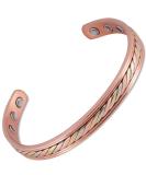 Shop Copper Magnetic Bracelet for Men & Women - 18 000 Gauss Adjustable Bangle - Small Wrist Size 6.5 - 7 - International Shipping Available - Buy Online on GoSupps.com