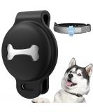 For Airtag Dog Collar Cover Loop Gps Protective Cover Keeps Signal Strong Pet Anti-lost Locator Adjustable Anti-scratch Tracking Dog Cat Accessories (black) - Buy Online on GoSupps.com