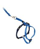 PetSafe Easy Walk Cat Harness with Elastic Bungee Leash - Size M Blue | International Shipping Available - Buy Online on GoSupps.com