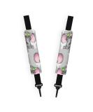 Padded Harness Seat Belt Strap Covers - Set of 2, Elephant/Pink Reversible Design - Buy Online on GoSupps.com