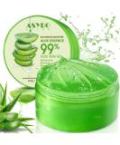 ASYBO 300 ML Aloe Vera Gel 99% Organic Pure Aloe Vera Hydrating Moisturizer Natural Aloe Cream for Dry Skin Sunburn Acne - Buy Online on GoSupps.com