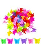 100 Packs Butterfly Hair Clips Girls Beautiful Mini Butterfly Hair Clips Hair Accessories for Girls and Women Random Color - Buy Online on GoSupps.com