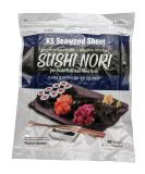Twice Roasted Seaweed Sheets 7.50 in x 8.25 in (50 Sheets) - Premium Quality Nori for Sushi Rolls and Snacks - Buy Online on GoSupps.com