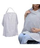 Boerni Large Nursing Cover | Breathable & Soft Breastfeeding Protection for Full Privacy | Grey - Buy Online on GoSupps.com