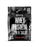 Warrior Whey Protein Powder - 36g Protein, Low Sugar & Carbs, GMP Certified, 1kg Strawberry Cr me - Buy Online on GoSupps.com