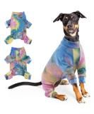 Dog Winter Vest Jacket for Small Medium & Large Dogs | Warm Windproof & Stylish 4-Legged Overall (Rainbow L) - Buy Online on GoSupps.com
