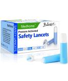 Shop Safety Lancets 28G - Pressure-Activated Single Use for Comfortable Blood Testing | International Shipping Available - Buy Online on GoSupps.com