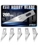 200 PCS #11 Exacto Knife Blades - High Carbon Steel Replacement Blades with Storage Case for Craft, Hobby, Scrapbooking - 200 Pack - Buy Online on GoSupps.com