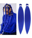 Xtrend 26 Inch EZ Braids 8Packs Blue Pre-Stretched Easy Braiding Hair Extensions for Box Braids Hair Hot Water Setting Synthetic Fiber Hair Extensions Blue# 26 Inch (Pack of 8) Blue - Buy Online on GoSupps.com