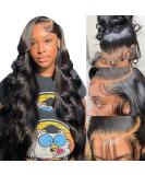 24 Lovigs Body Wave Human Hair Full Lace Wig - 180% Density, Pre-Plucked with Baby Hair - Natural Black - Buy Online on GoSupps.com