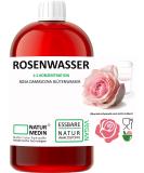 1 000 ml Edible Rose Water Facial Toner - 100% Natural NATURMEDIN | International Shipping Available - Buy Online on GoSupps.com