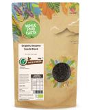 Wholefood Earth Organic Black Sesame Seeds 3kg | Raw, Non-GMO, Vegan | Certified Organic - Buy Online on GoSupps.com