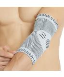 Neotech Care Elbow Support Sleeve - Bamboo Fiber 3D Weaving Knitted Fabric - Elastic & Breathable - For Golf Tennis Sports - Right or Left Arm - Grey Colour (Size S 1 Unit) S 1 - Buy Online on GoSupps.com